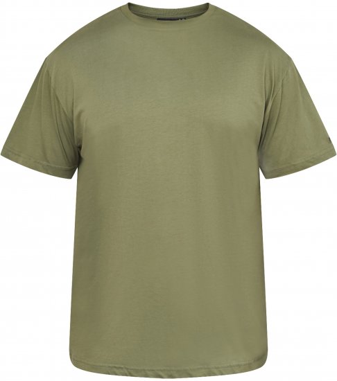 North Latitude 61320 T-Shirt med Ryggtryck Olivgrön - T-shirts - Stora T-shirts - 2XL-14XL