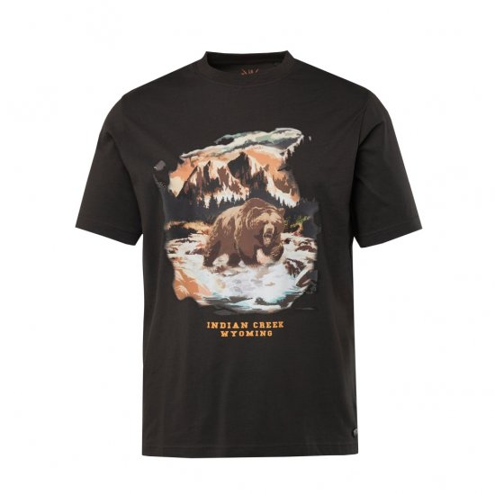JP1880 T-Shirt Indian Creek Anthracite TALL - HERRKLÄDER MT-6XLT - Kläder för långa män