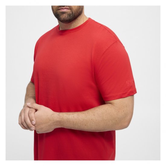 North Latitude T-Shirt O-Neck Red - T-shirts - Stora T-shirts - 2XL-14XL