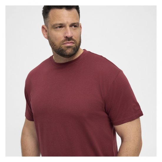 North Latitude T-Shirt O-Neck Bordeaux - T-shirts - Stora T-shirts - 2XL-14XL