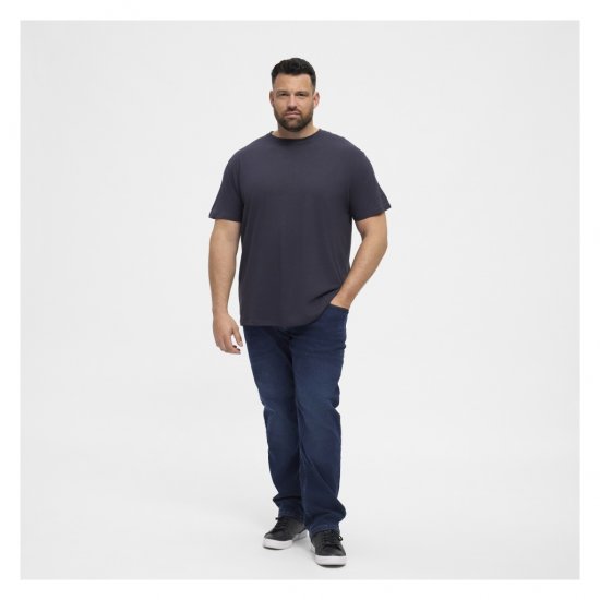 North Latitude T-Shirt O-Neck Navy Blue - T-shirts - Stora T-shirts - 2XL-14XL