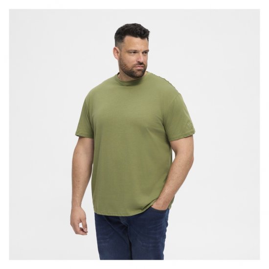 North Latitude T-Shirt O-Neck Olive Green - T-shirts - Stora T-shirts - 2XL-14XL