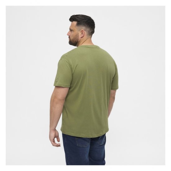 North Latitude T-Shirt O-Neck Olive Green - T-shirts - Stora T-shirts - 2XL-14XL
