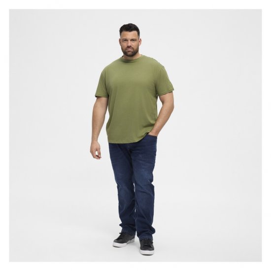 North Latitude T-Shirt O-Neck Olive Green - T-shirts - Stora T-shirts - 2XL-14XL