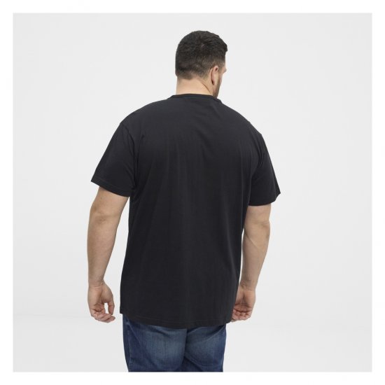 North Latitude Denim Printed Logo T-Shirt Black - T-shirts - Stora T-shirts - 2XL-14XL