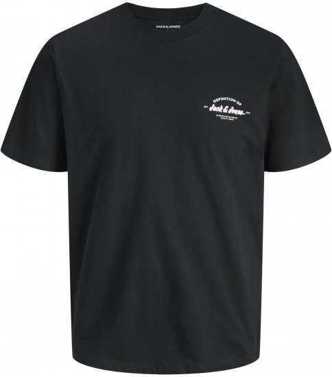 Jack & Jones Brandon T-shirt Svart - T-shirts - Stora T-shirts - 2XL-14XL