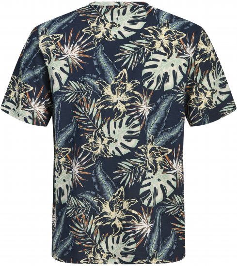 Jack & Jones Honolulu T-Shirt Navy - T-shirts - Stora T-shirts - 2XL-14XL