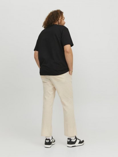Jack & Jones Logan T-Shirt Black - T-shirts - Stora T-shirts - 2XL-14XL
