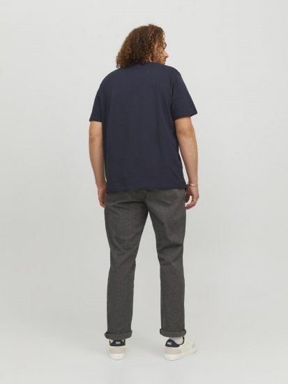 Jack & Jones Logan T-Shirt Navy - T-shirts - Stora T-shirts - 2XL-14XL