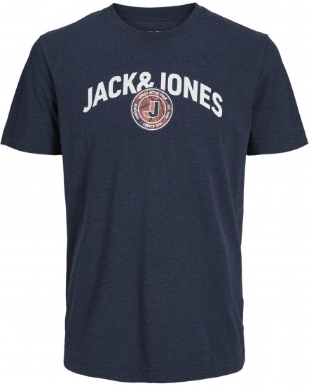 Jack & Jones Ounce T-Shirt Navy - T-shirts - Stora T-shirts - 2XL-14XL