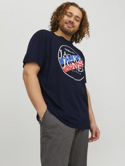 Jack & Jones Codyy T-Shirt Navy - T-shirts - Stora T-shirts - 2XL-14XL