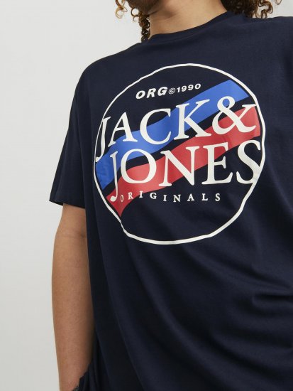 Jack & Jones Codyy T-Shirt Navy - T-shirts - Stora T-shirts - 2XL-14XL