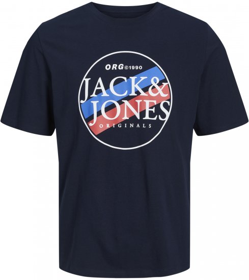 Jack & Jones Codyy T-Shirt Navy - T-shirts - Stora T-shirts - 2XL-14XL