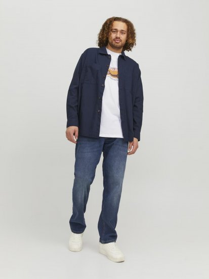 Jack & Jones Copenhagen Photo T-Shirt White - T-shirts - Stora T-shirts - 2XL-14XL