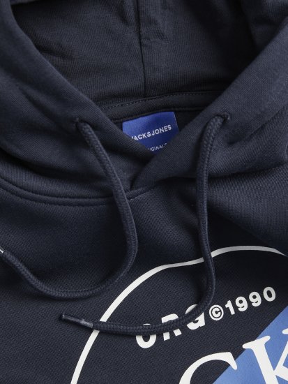 Jack & Jones Codyy Hoodie Navy - Tröjor & hoodies - Stora hoodies & tröjor - 2XL-14XL