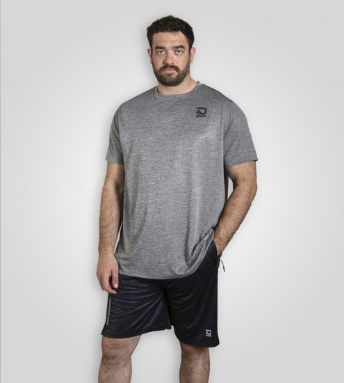D555 Retford T-Shirt Lightweight Peach Finished Grey - T-shirts - Stora T-shirts - 2XL-14XL