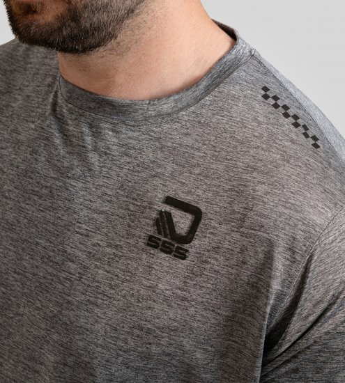 D555 Retford T-Shirt Lightweight Peach Finished Grey - T-shirts - Stora T-shirts - 2XL-14XL
