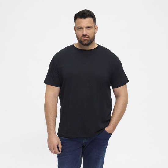 North Latitude T-Shirt O-Neck Black TALL - TALL T-shirts - T-Shirts för Långa Män