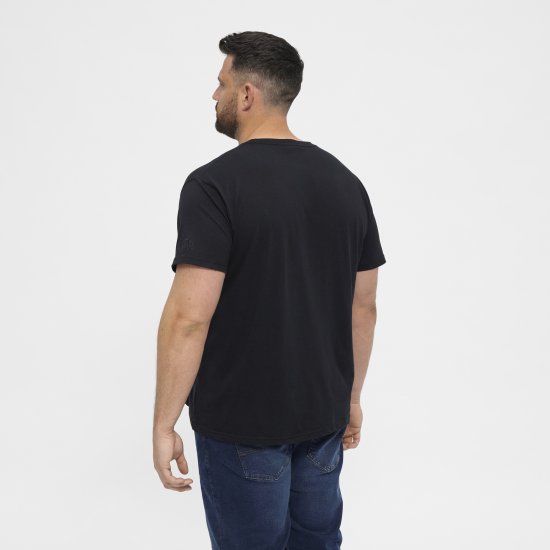 North Latitude T-Shirt O-Neck Black TALL - TALL T-shirts - T-Shirts för Långa Män