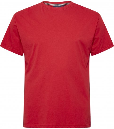 North Latitude T-Shirt O-Neck Red TALL - TALL T-shirts - T-Shirts för Långa Män