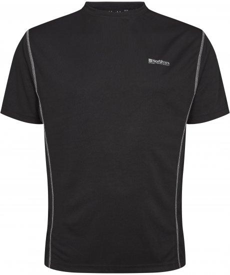 North Latitude Tech T-Shirt Black TALL - TALL T-shirts - T-Shirts för Långa Män