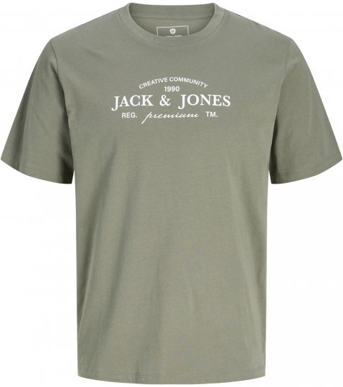 Jack & Jones Kevin T-Shirt Grå - T-shirts - Stora T-shirts - 2XL-14XL