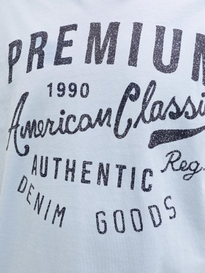 Jack & Jones Alex T-Shirt Ljusblå - T-shirts - Stora T-shirts - 2XL-14XL