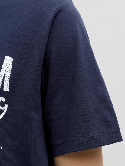 Jack & Jones Alex T-Shirt Mörkblå - T-shirts - Stora T-shirts - 2XL-14XL