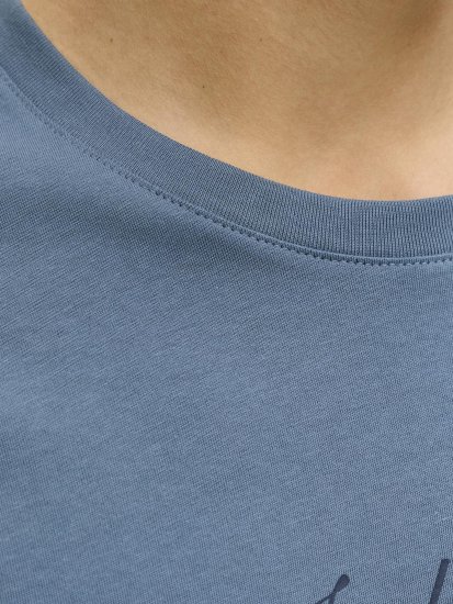 Jack & Jones Dover Denim O-Neck T-Shirt Grey - T-shirts - Stora T-shirts - 2XL-14XL