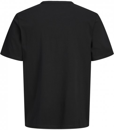 Jack & Jones College Logo Crew Neck T-Shirt Black - T-shirts - Stora T-shirts - 2XL-14XL