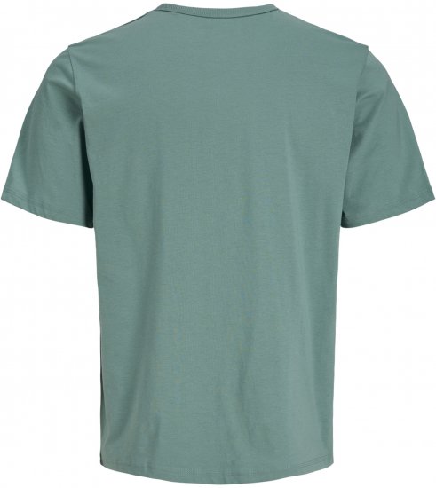 Jack & Jones College Logo Crew Neck T-Shirt Turquoise - T-shirts - Stora T-shirts - 2XL-14XL