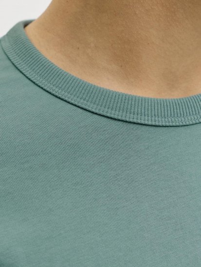 Jack & Jones College Logo Crew Neck T-Shirt Turquoise - T-shirts - Stora T-shirts - 2XL-14XL
