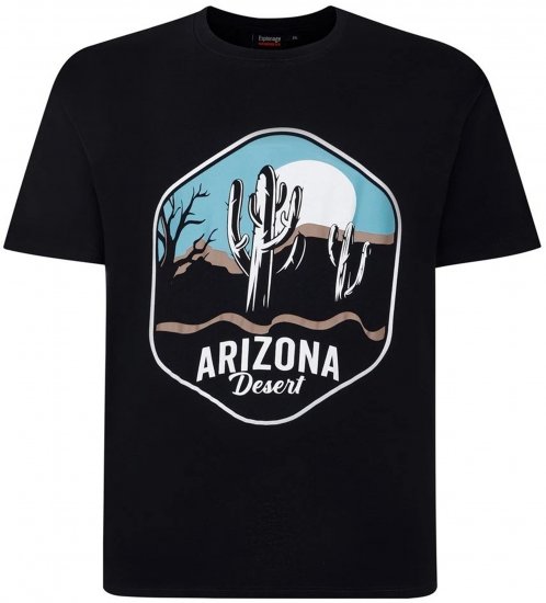 Espionage T421 Arizona T-Shirt Black - T-shirts - Stora T-shirts - 2XL-14XL
