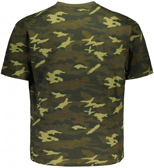 Big Bones X2175 Camo T-Shirt Green - T-shirts - Stora T-shirts - 2XL-14XL