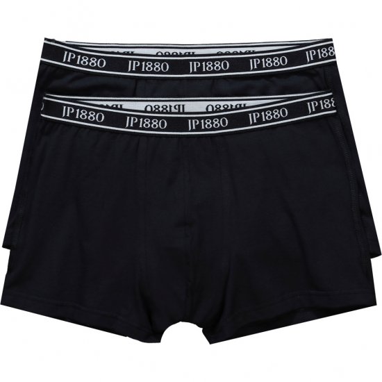 JP1880 Boxershorts Flexnamic 2-Pack Black - Underkläder & badkläder - Stora underkläder för män