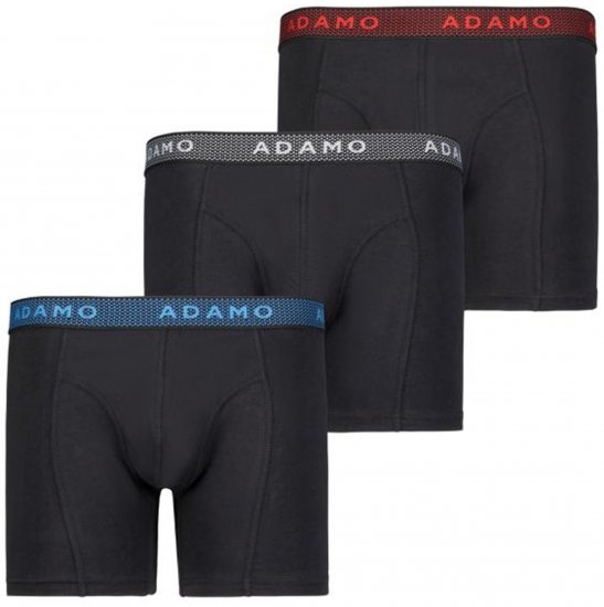 Adamo Jerry Maxi Boxers 703 Black 3-pack - Underkläder & badkläder - Stora underkläder för män