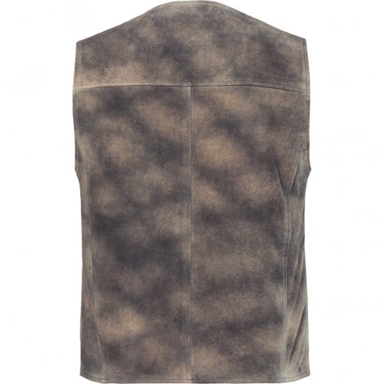 JP1880 Vest Traditional Cowhide Graphite Grey - Trachten & Oktoberfest - Oktoberfestkläder i stora storlekar (Trachten)