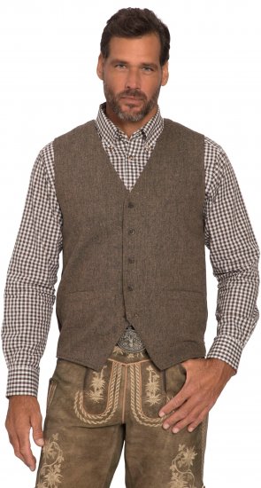 JP1880 Vest Tweed Wool Blend Traditional Light Brown - Festkläder - Festkläder – Fira stilfullt och bekvämt