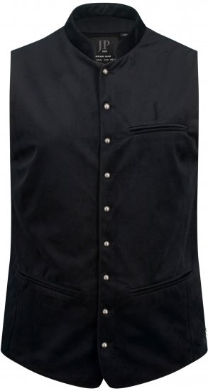 JP1880 Velvet Vest Traditional Black - Festkläder - Festkläder – Fira stilfullt och bekvämt