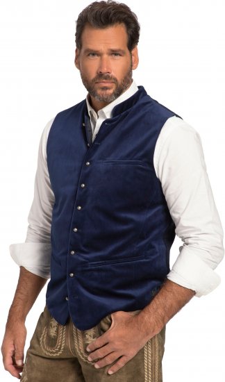 JP1880 Velvet Vest Traditional Blue - Festkläder - Festkläder – Fira stilfullt och bekvämt