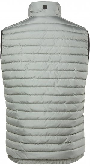 JAY-PI Lightly Quilted Vest with Stomach Fit Grey - Jackor - Stora jackor - 2XL-12XL