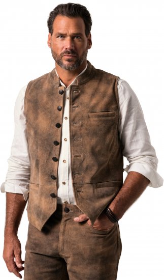 JP1880 Vest Traditional Cowhide Brown - Festkläder - Festkläder – Fira stilfullt och bekvämt