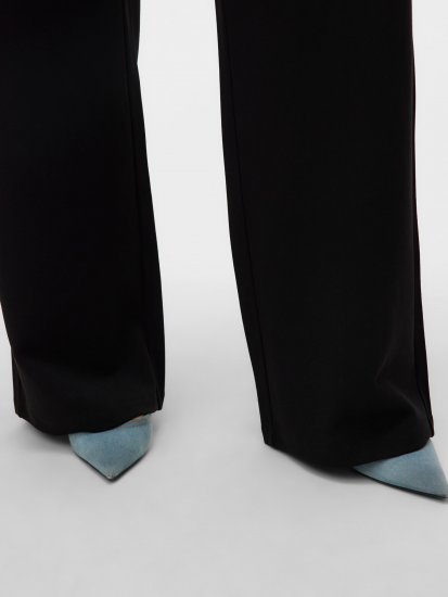 Vero Moda Berlin Zamira Wide Leg Pants Black - Byxor - 