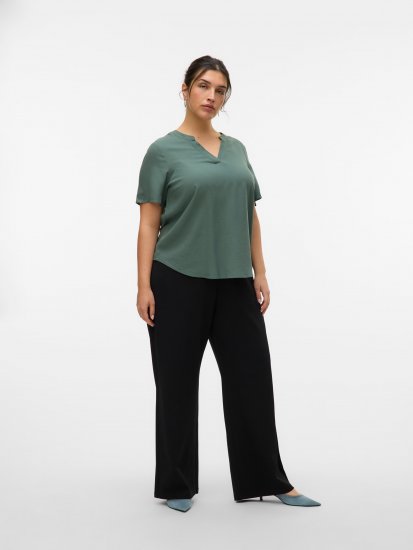 Vero Moda Berlin Zamira Wide Leg Pants Black - Byxor - 