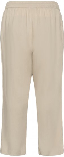 Kaffe Curve Mille Wide Pants Feather Grey - Tygbyxor - 