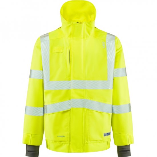 Leo Dartmoor Ecoviz 15K Performance+ Breathable Bomber Jacket Hi-Vis Yellow - Arbetskläder - Arbetskläder i stora storlekar