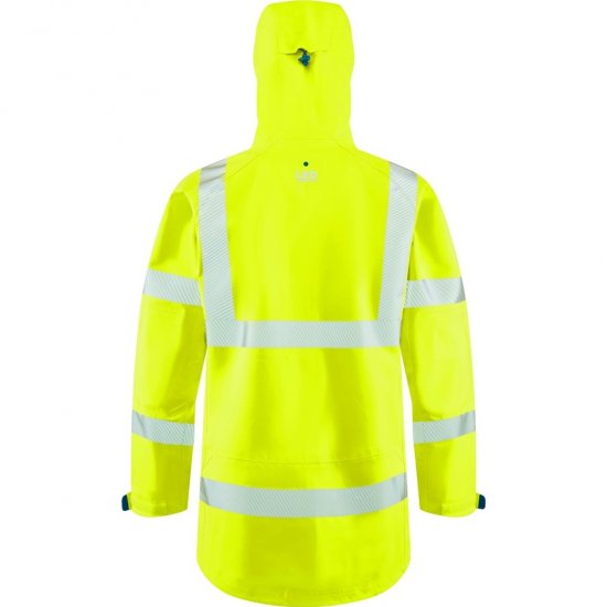 Leo Marisco LTEC 20K High Performance Breathable Waterproof Hi-Vis Yellow - Arbetskläder - Arbetskläder i stora storlekar