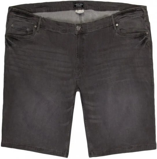 Lavecchia 0908 Bermuda Denim Shorts Black - Shorts - Stora shorts W40-W60