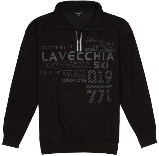 Lavecchia 2029 Sweatshirt Black - Tröjor & hoodies - Stora hoodies & tröjor - 2XL-14XL