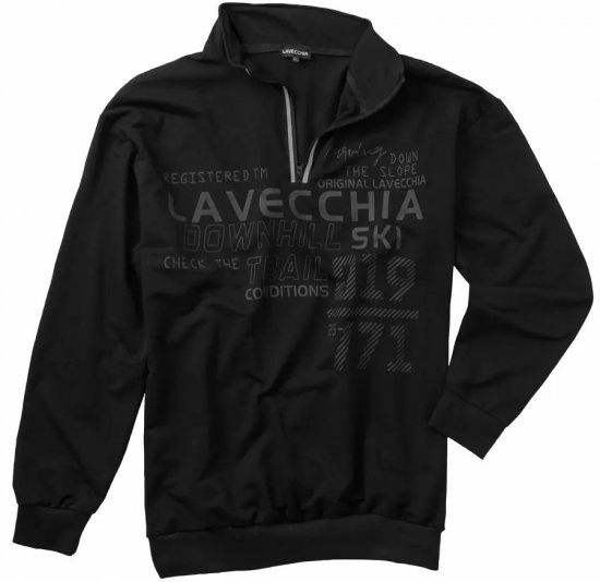 Lavecchia 2029 Sweatshirt Black - Tröjor & hoodies - Stora hoodies & tröjor - 2XL-14XL